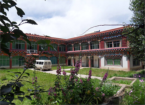 International Friendship Centre in Dengke - built in Tibetan style